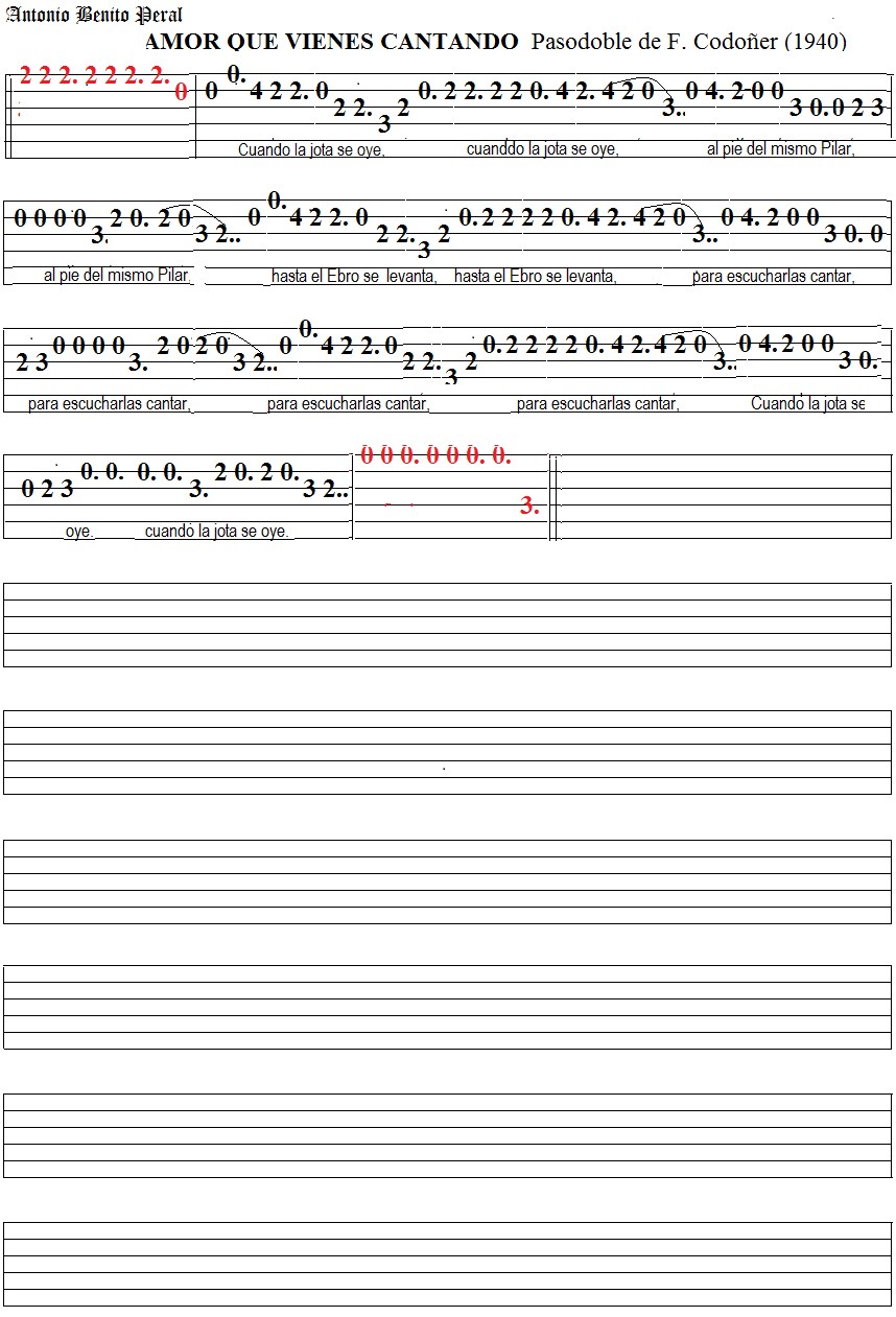 AMOR QUE VIENES CANTANDO 2