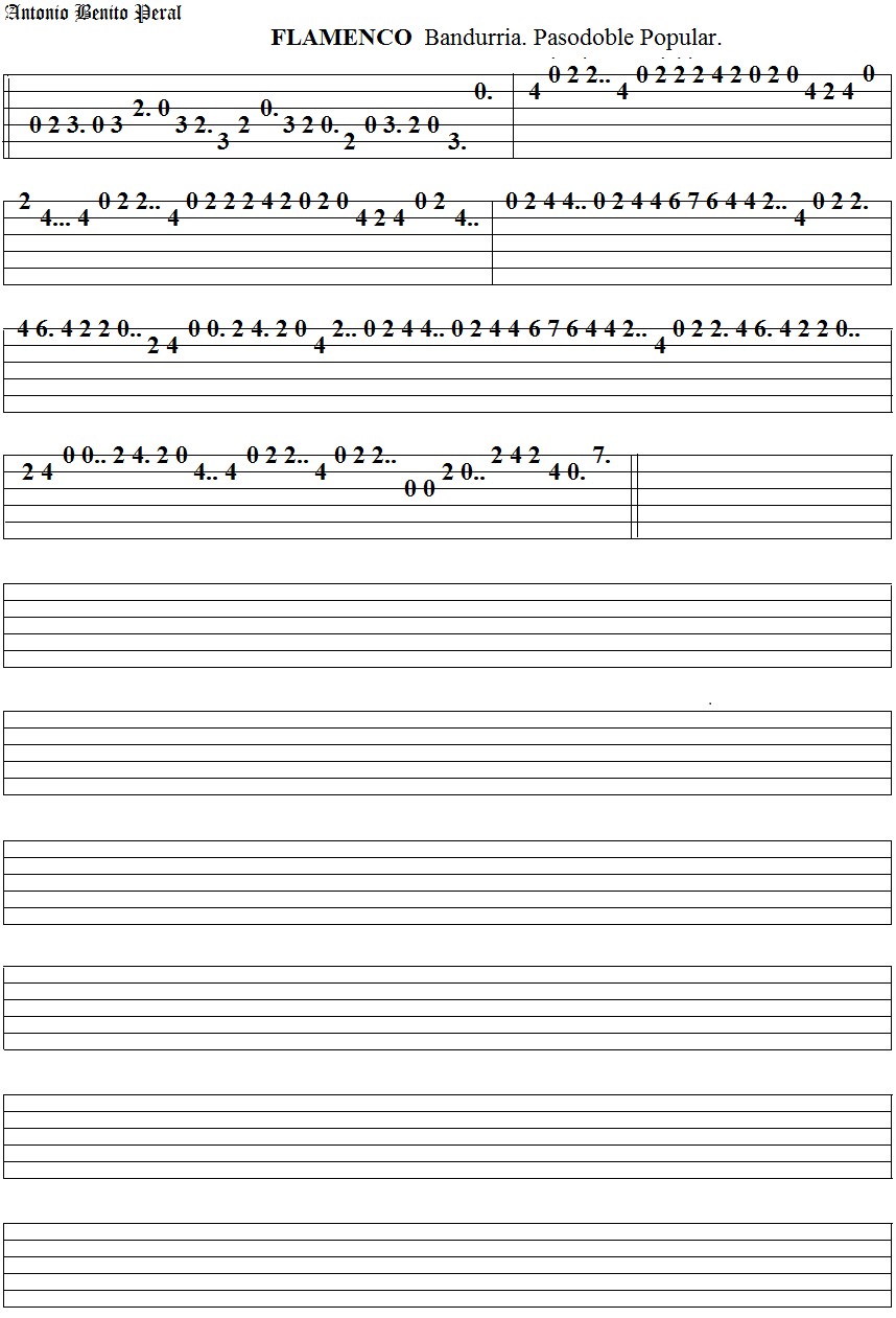 FLAMENCO 2 Bandurria