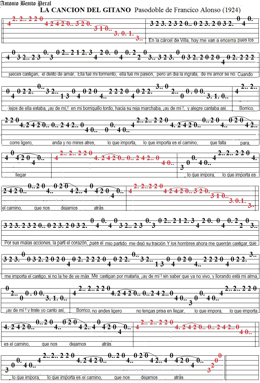 LA CANCION DEL GITANO